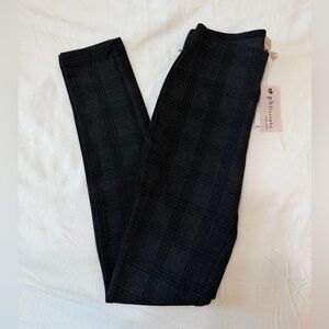 Black Plaid Leggings/Pants